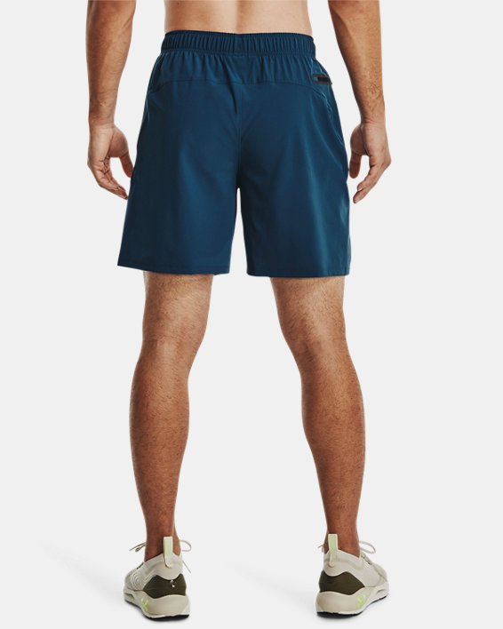 Men's UA Woven 7" Shorts, Blue, pdpMainDesktop image number 1